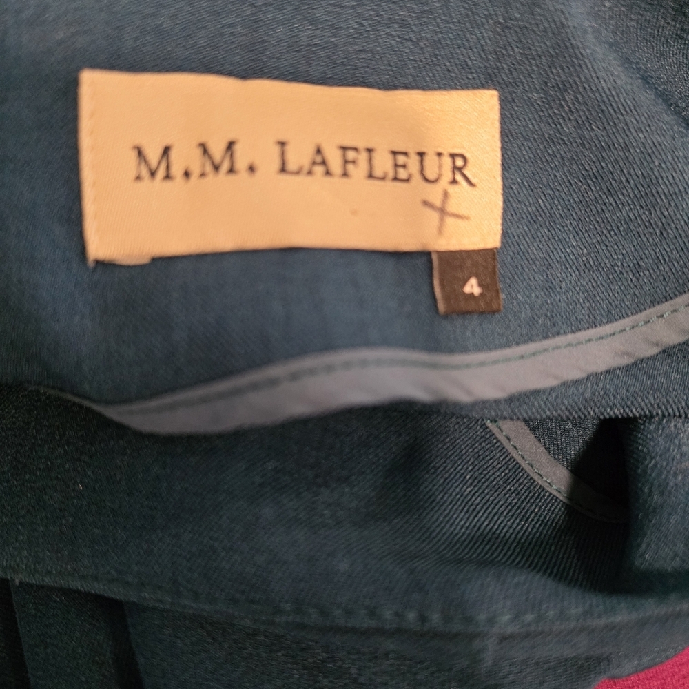 MM LaFleur Etsuko Deep Teal Midi Sheath Dress - Picture 8 of 8